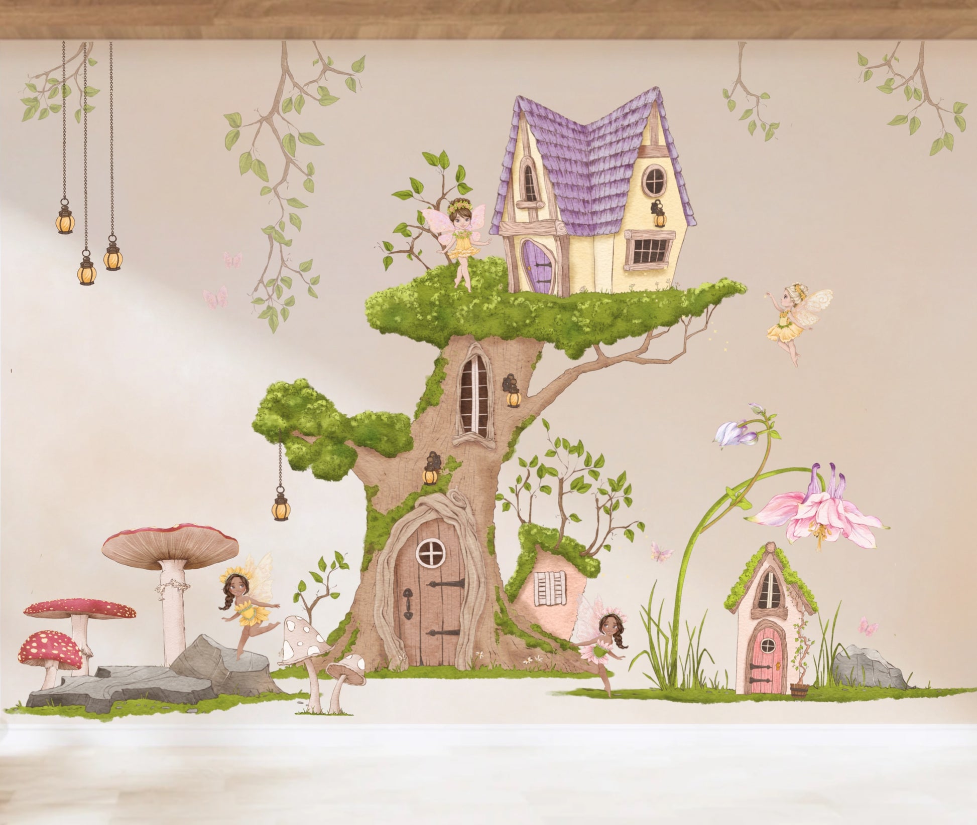 Enchanted Gardens the fantastical forest fairy companions and a magical flower world.